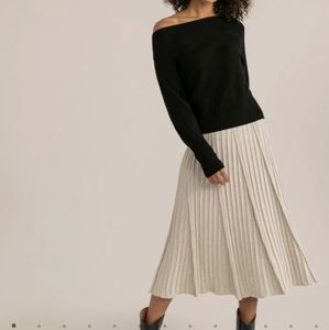 Modern Citizen Tilda Pleated Midi Skirt (S)
